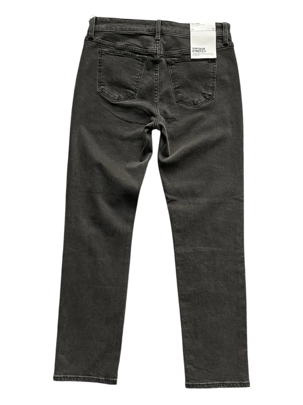 Joe's The Lara Mid-Rise Cigarette Straight-Leg Ankle Jeans - Faded Black - Picture 5 of 9